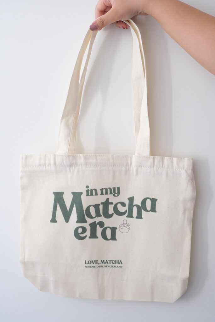 Cream Matcha Era Tote Bag