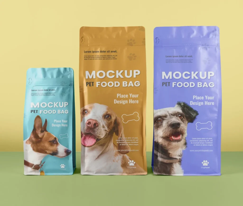 Daily food set for adult dogs