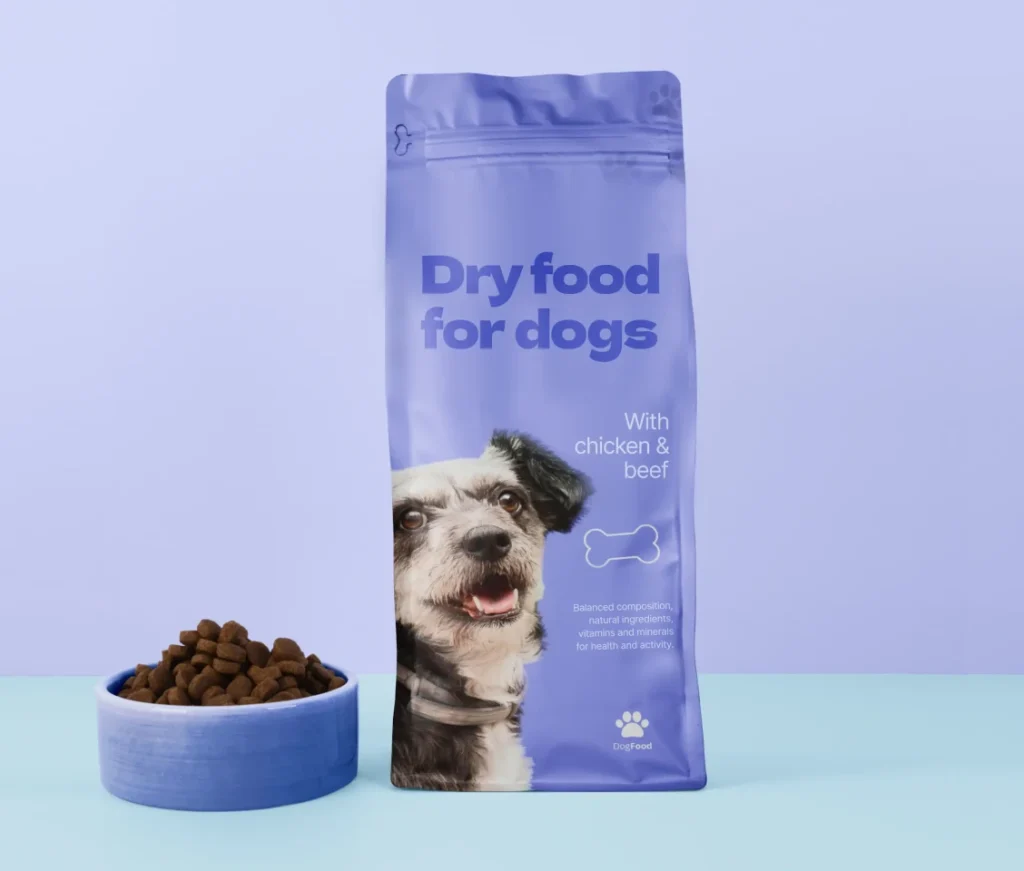 Dry food with chicken & beef