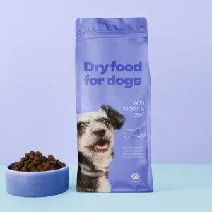 Dry food with chicken & beef