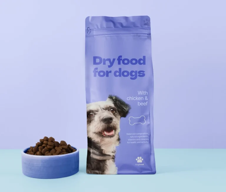 Dry food with chicken & beef
